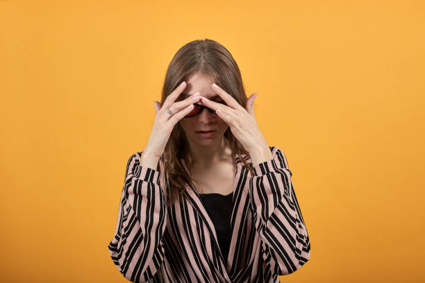 istock Upset Girl Covered Her Face With Hands 1224959905