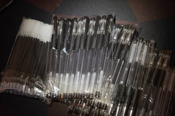 istock Close up view of pens 1224960895