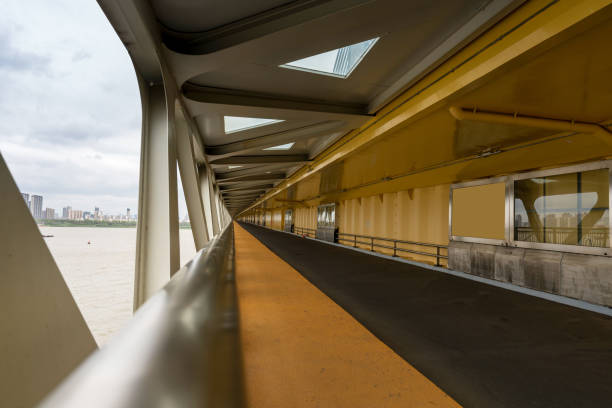 istock Bridge, pedestrians and non-motorized vehicle lanes 1224961946