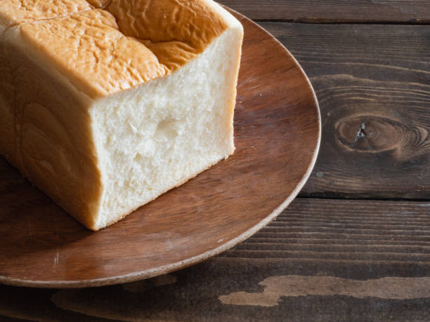 istock Fluffy white bread that is delicious even when baked. 1224963032