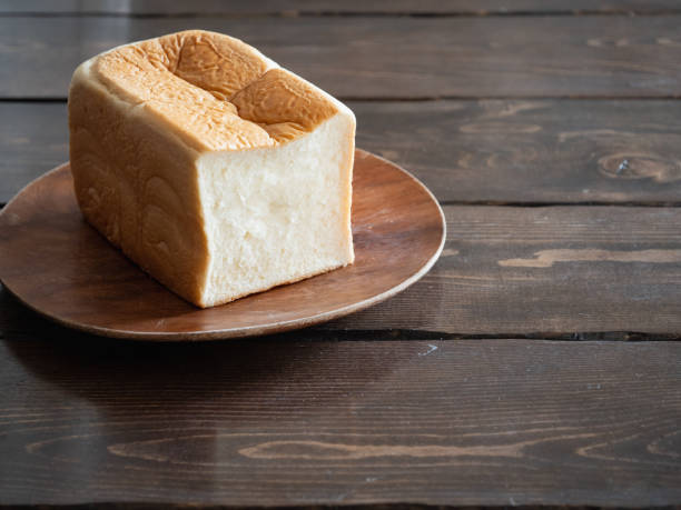 istock Fluffy white bread that is delicious even when baked. 1224963045
