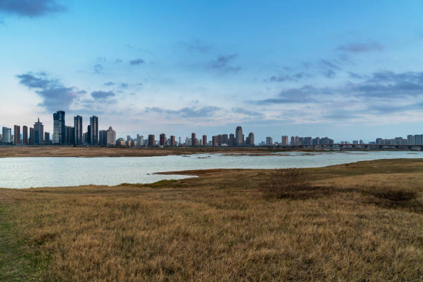 istock A modern city with dry land 1224965488