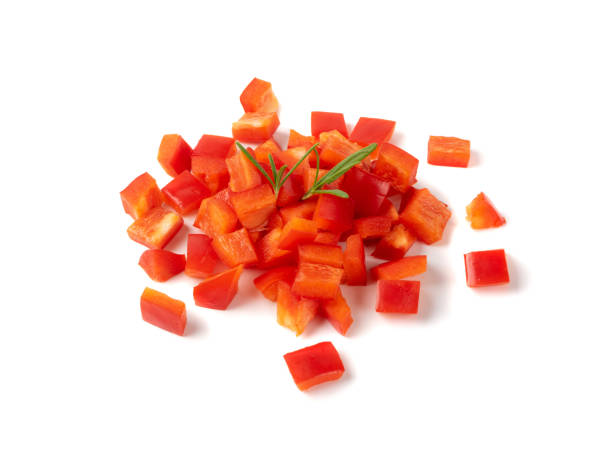 istock Chopped paprika or red sweet pepper cuts isolated 1224967338