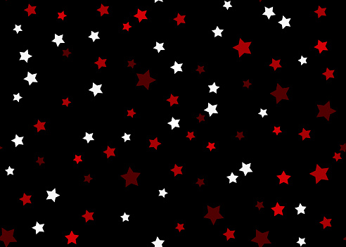 Seamless pattern stars in scandinavian style. Geometric design for decoration