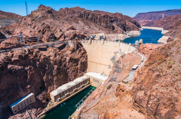 istock hoover dam on sunny day,Nevada,usa. 1224976325