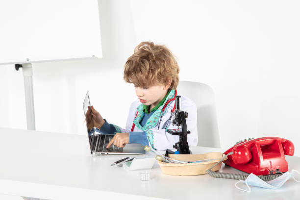 istock young doctor works on the computer in his office 1224976929