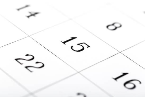 istock Abstract blur 2020 calendar page. dates of the month 1224984821