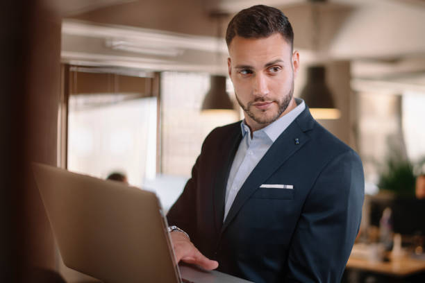 istock Handsome businessman in office 1224985547
