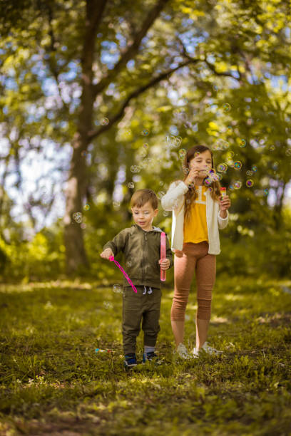 istock It is important to have memories with a younger brother. 1224987497