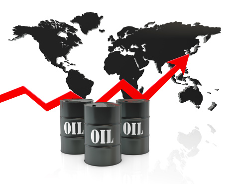 Increasing price of oil\nMap:https://visibleearth.nasa.gov/images/74218/december-blue-marble-next-generation