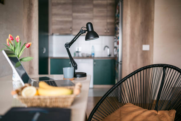 istock Setting up a home office without people 1224998990