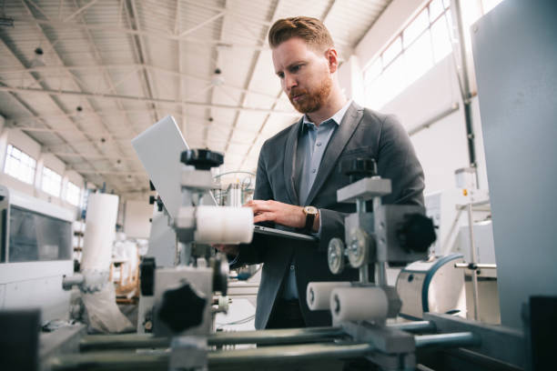 istock Factory manager in inspection of manufacturing. 1225003048