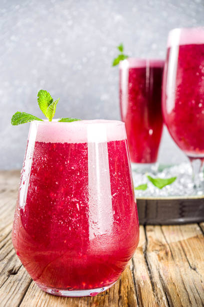 istock Summer berry red iced punch 1225016147