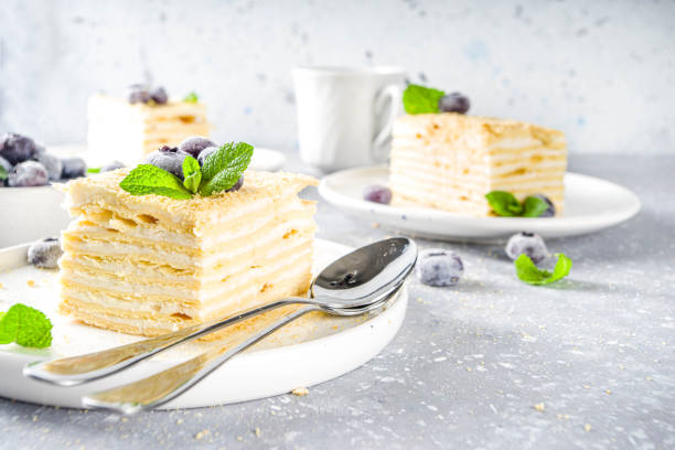 istock Homemade cake Napoleon 1225016205
