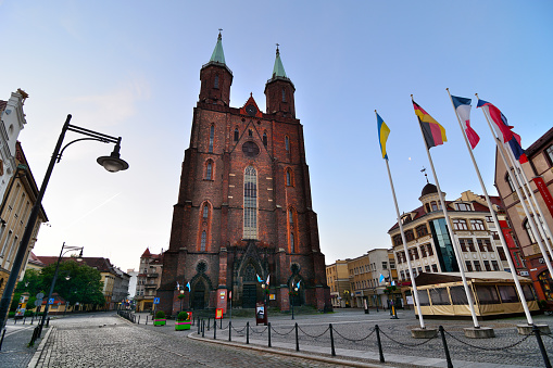 View 14th Century Church of the Virgin Mary in Legnica, Poland