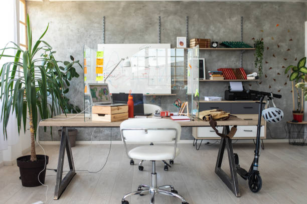 istock Interior of small, modern office 1225021347