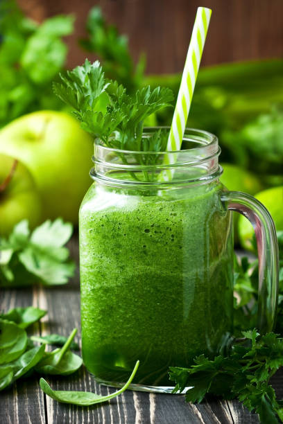 istock Blended smoothie with ingredients,  selective focus with  shallow depth of field 1225023876