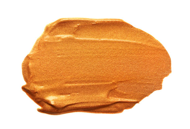 istock Golden cream smear 1225027892