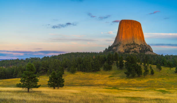 istock beautiful devil tower at sunset wyoming,usa. 1225028052