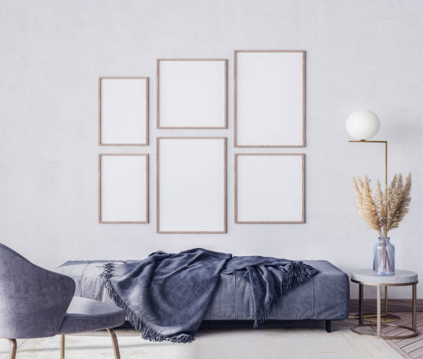 istock Blue living room interior design 1225031362