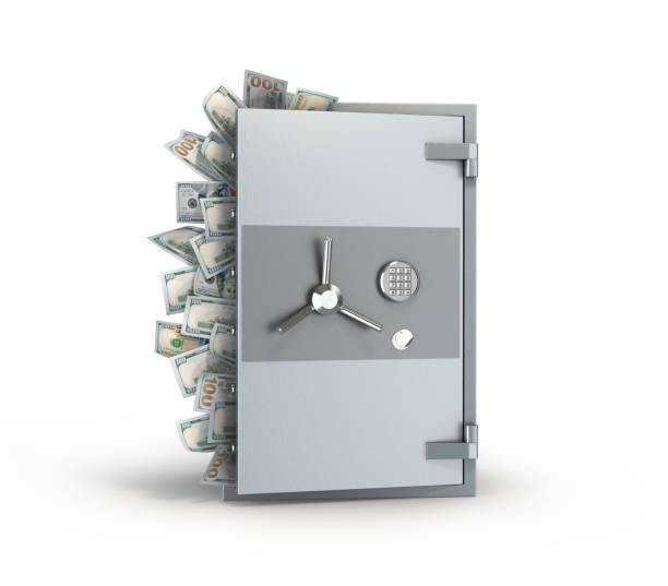 istock metall safe with open door and dollars bills 3d illustration 1225035379