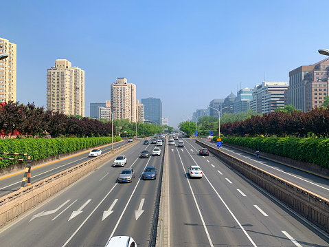 Beijing Fuxingmen skyline