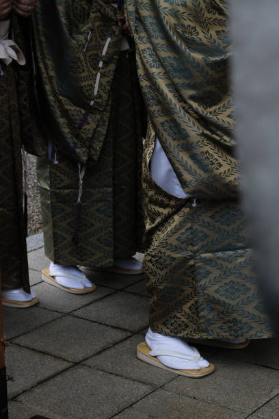 istock Traditional Japanese kimono men 1225039308