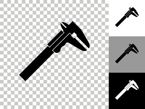 Wrench Icon on Checkerboard Transparent Background. This 100% royalty free vector illustration is featuring the icon on a checkerboard pattern transparent background. There are 3 additional color variations on the right..