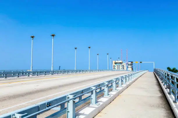 draw bridge at harbor in Fort Lauderdale, Florida