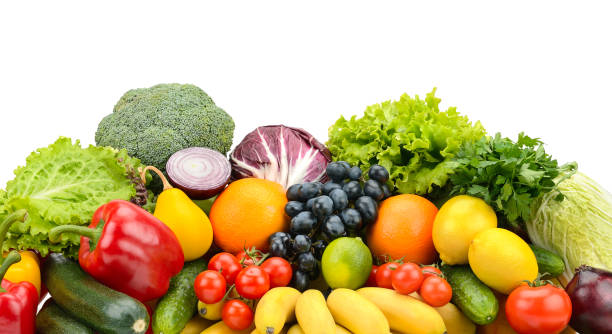 istock Different healthy fruits and vegetables 1225053801