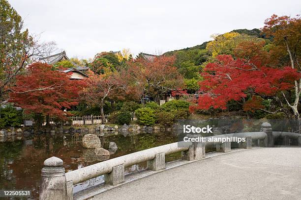 Japanischer Garten Stockfoto und mehr Bilder von Ahorn - Ahorn, Baum, Bedeckter Himmel