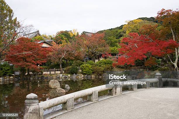 Foto de Jardim Japonês e mais fotos de stock de Arbusto - Arbusto, Beleza natural - Natureza, Caminho de Jardim