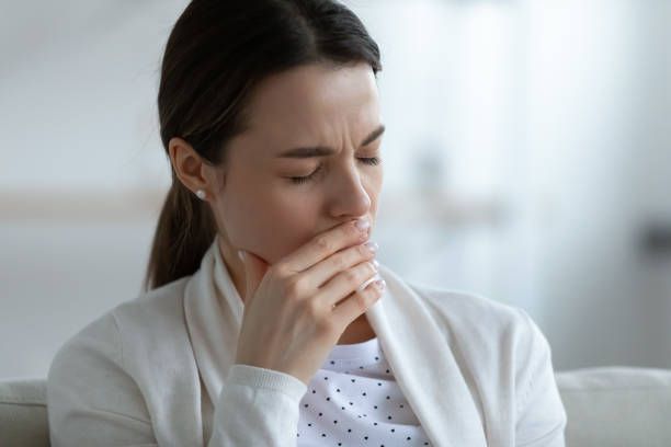 istock Unhappy young woman feel distressed with headache 1225064112