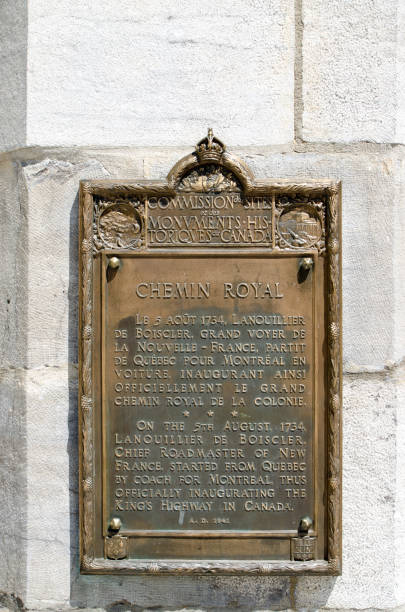istock Commemorative plate on St. John Gate downtown Quebec city 1225066455