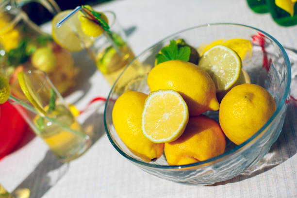 istock bowl with lemons and mint for lemonade 1225067182