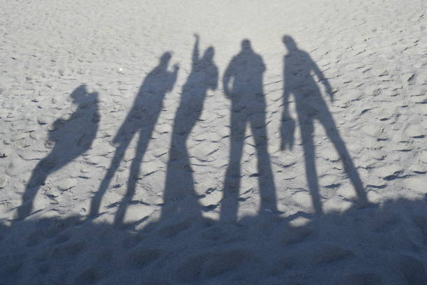 istock Sunset Shadow Family Photo 1225067350