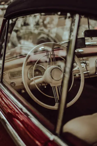 A quick look into a restored classic car