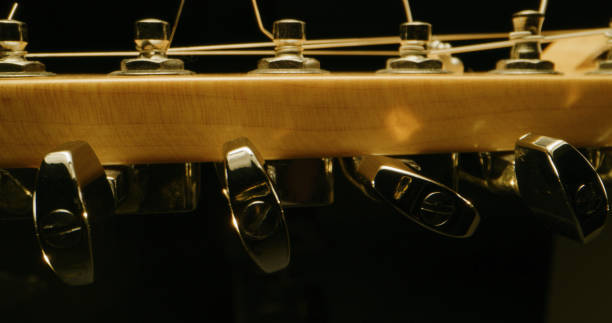 istock Neck of an electric guitar 1225079227