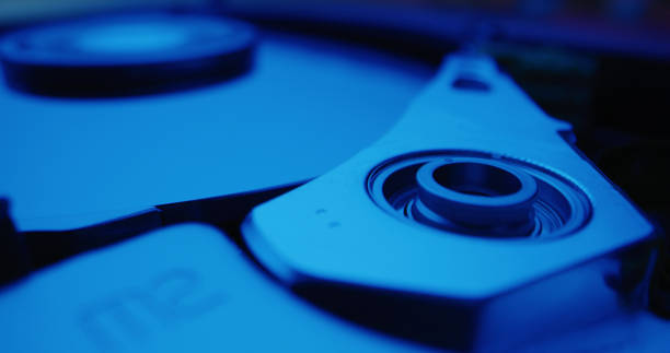 istock Interior of a hard disk drive 1225079386