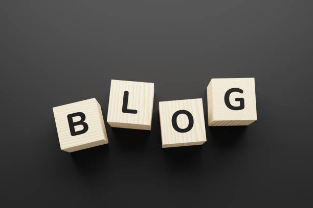 Blog - a word written in children's cubes with letters on them.