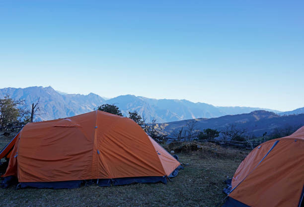 istock Camping in the mountains while trekking in eastern Bhutan. 1225081991