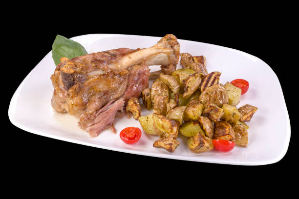 свиные шанксы - lamb shank roast lamb leg of lamb стоковые фото и изображения