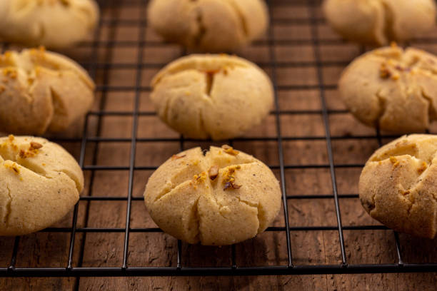 istock freshly baked  nankhatai kept in a tray 1225089281