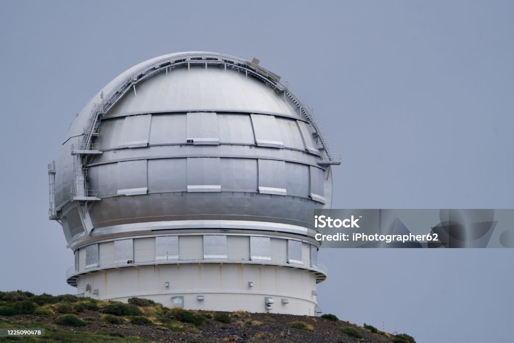 Great telescope of La Palma Big telescope of La Palma Astronomy Stock Photo