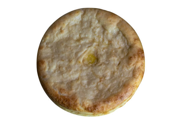 istock Cooked Ossetian pie shabby butter 1225093786