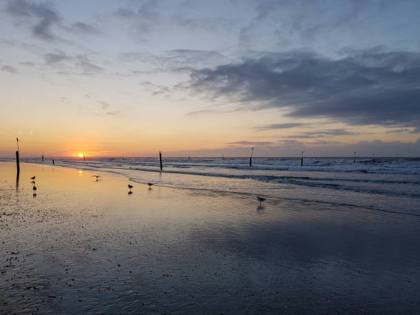 istock sunset over the north sea 1225095642