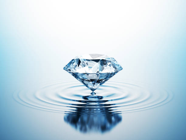 istock Perfect Diamond On The Water 1225098368