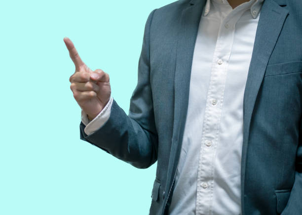 istock The businessman pointing the finger 1225101100