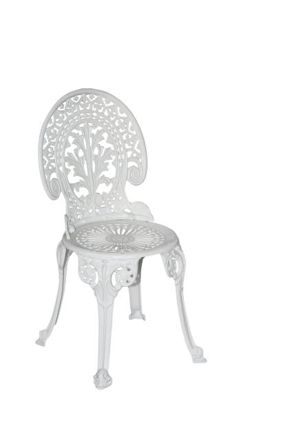 istock Hand made chair wrought iron 1225104098