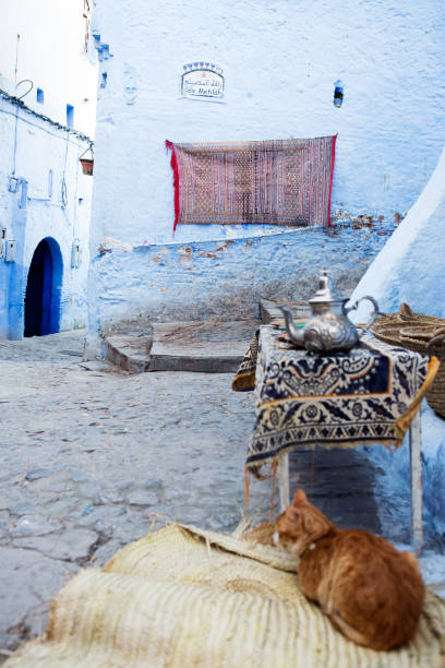 istock Chefchouen Moroccan blue city in the mountains 1225111298